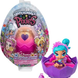 Hatchimals Pixies 2.5-Inch Collectible Doll and Accessories