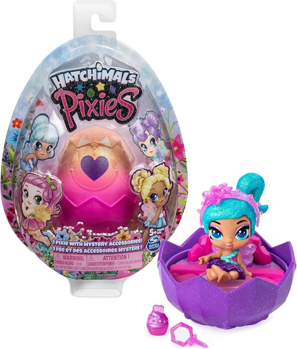 Hatchimals Pixies 2.5-Inch Collectible Doll and Accessories