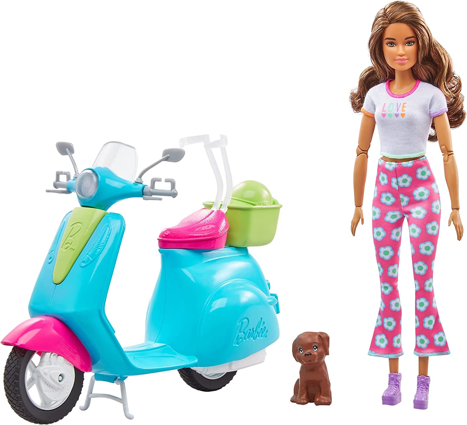 Barbie Playset Travel Doll and Scooter