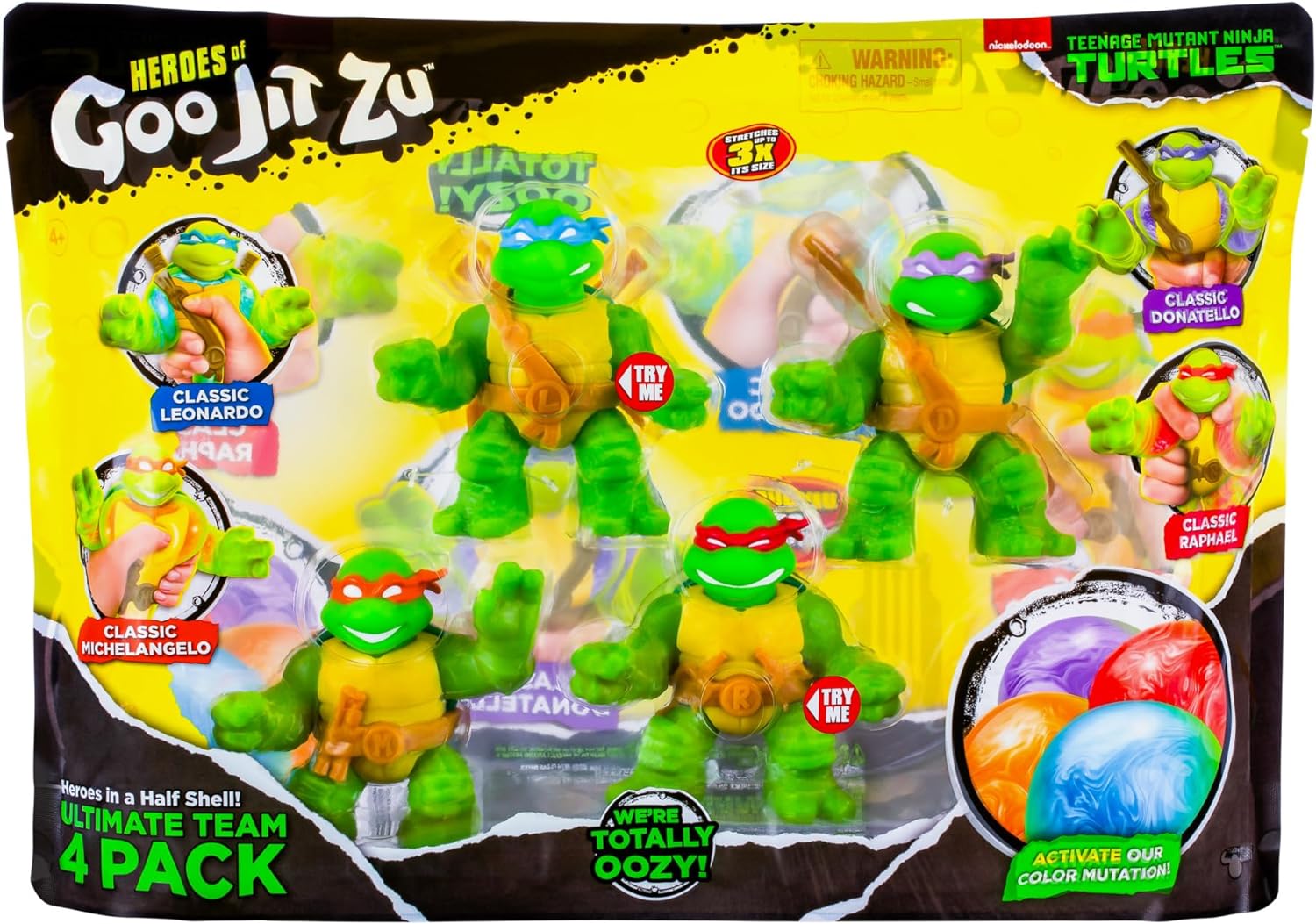 Heroes of Goo Jit Zu Teenage Mutant Ninja Turtles