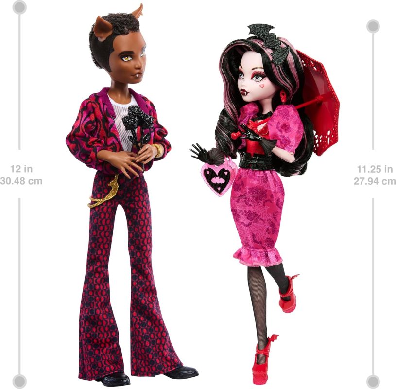 Monster High Dolls Draculaura and Clawdeen Wolf