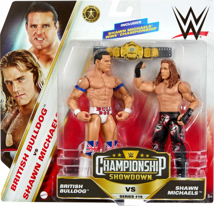 Mattel WWE Championship Shawn Michaels vs British Bulldog