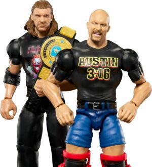 Mattel WWE Championship Stone Cold Steve Austin & Triple H