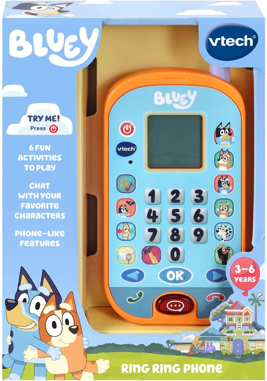 Original VTech Bluey Ring Ring Phone Online | Baby Toys