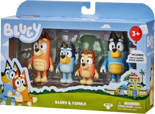 Bluey Figure 4 Pack Family Pack