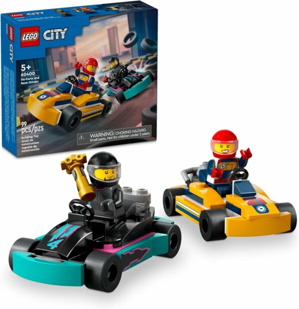 LEGO City Go Karts and Race Drivers Toy Playset