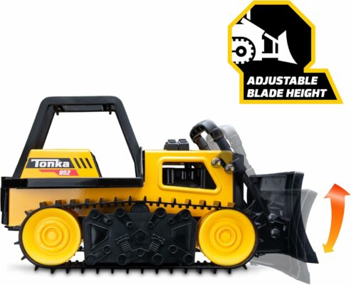 Tonka Steel Classics Bulldozer Construction Truck