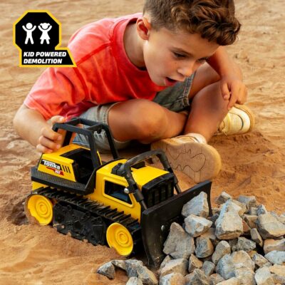 Tonka Steel Classics Bulldozer Construction Truck