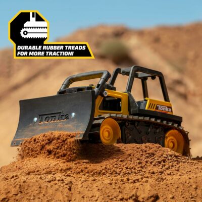 Tonka Steel Classics Bulldozer Construction Truck