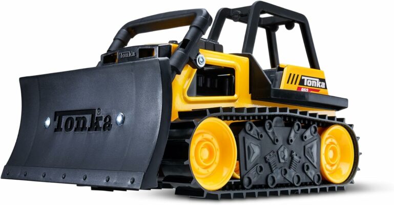 Tonka Steel Classics Bulldozer Construction Truck