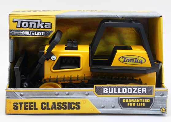 Tonka Steel Classics Bulldozer Construction Truck