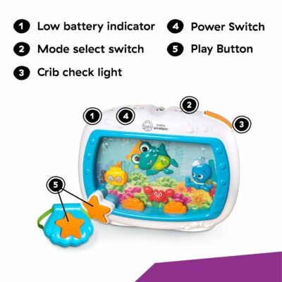 Baby Einstein Sea Dreams Soother Musical Crib Toy