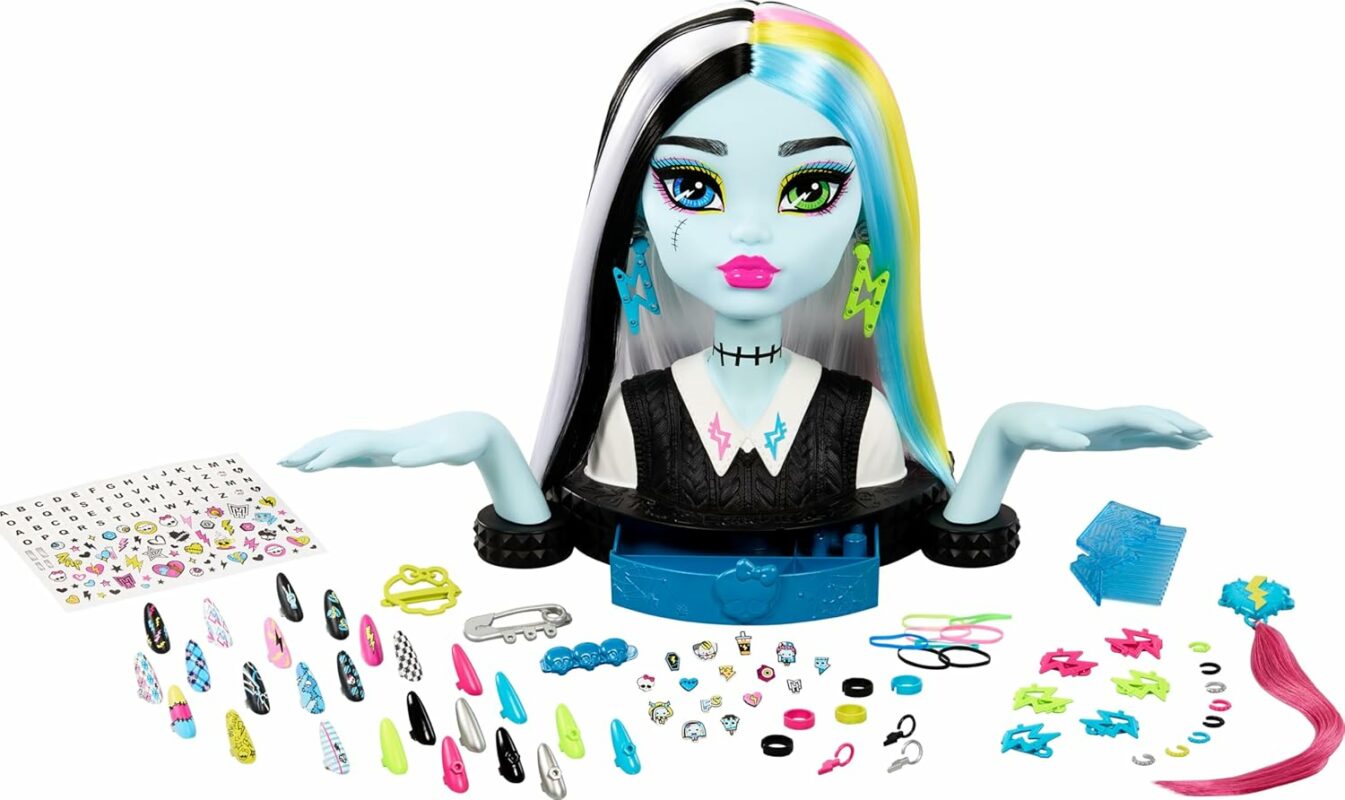 Monster High Frankie Stein Doll Head for Hairstyling