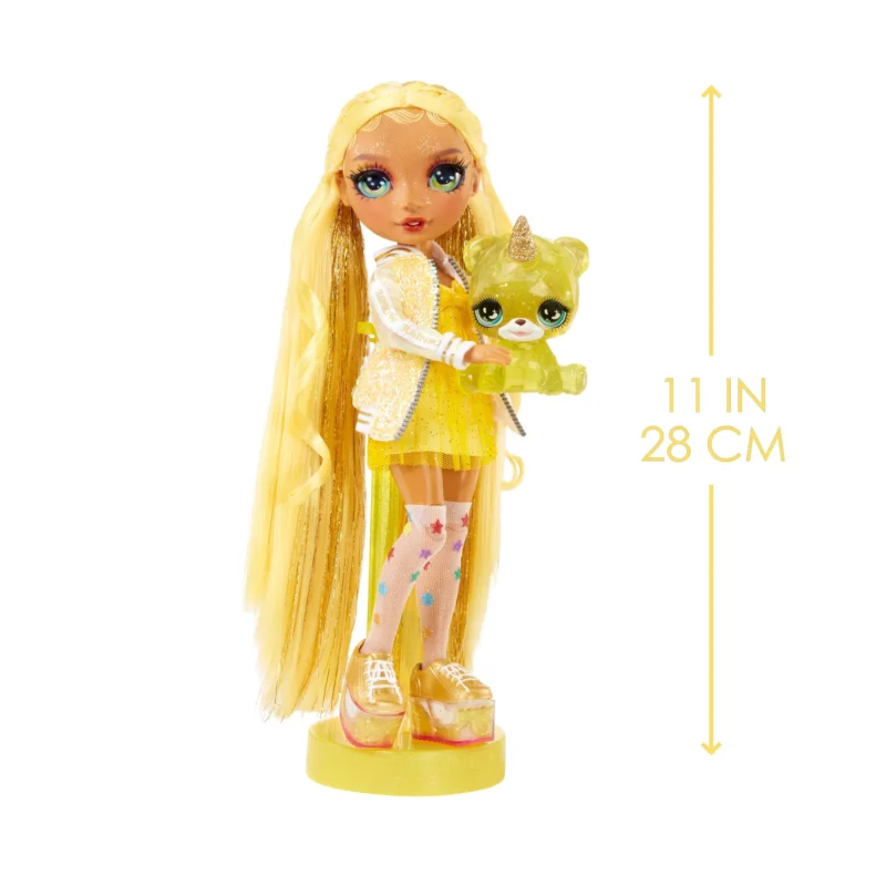 RAINBOW HIGH Fashion Doll with Slime & Pet Sunny Yellow