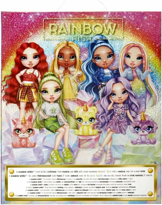 RAINBOW HIGH Fashion Doll with Slime & Pet Sunny Yellow