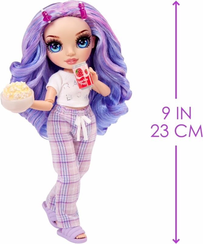 Rainbow High Jr High PJ Party Violet Purple Fashion Doll