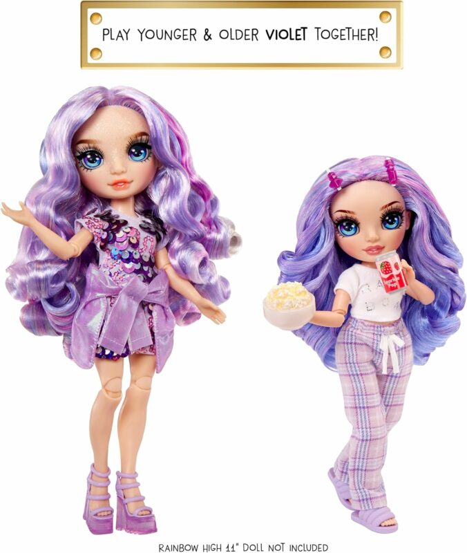 Rainbow High Jr High PJ Party Violet Purple Fashion Doll