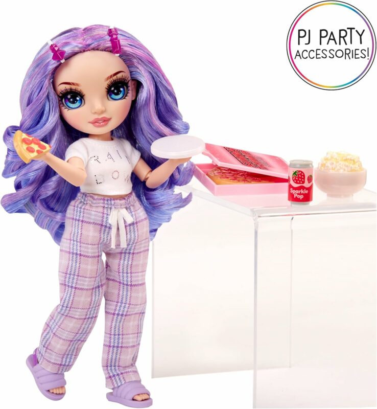 Rainbow High Jr High PJ Party Violet Purple Fashion Doll