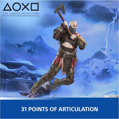 PlayStation God of War Ragnarök, 6” Kratos Action Figure