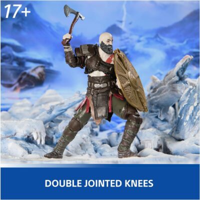 PlayStation God of War Ragnarök, 6” Kratos Action Figure