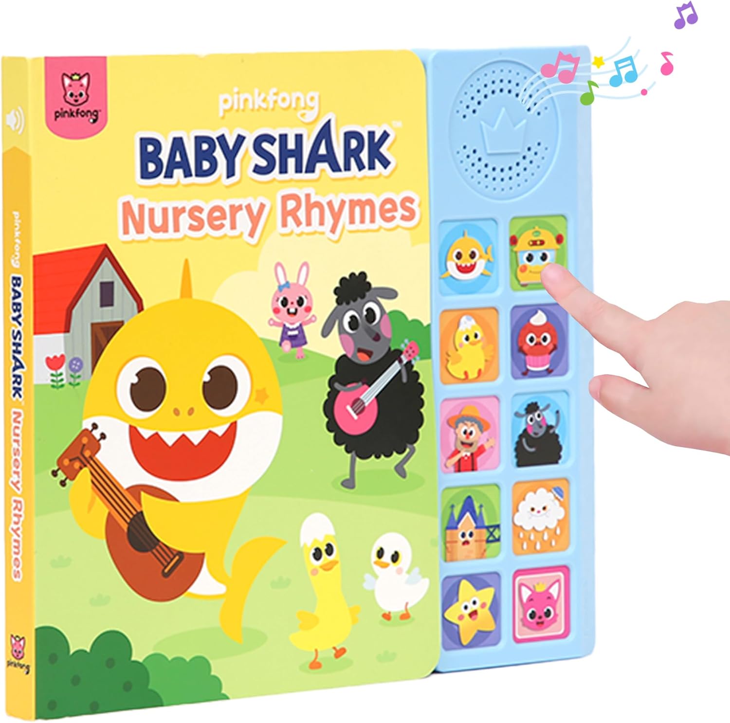 Baby Shark Nursery Rhymes 10 Button Sound Book