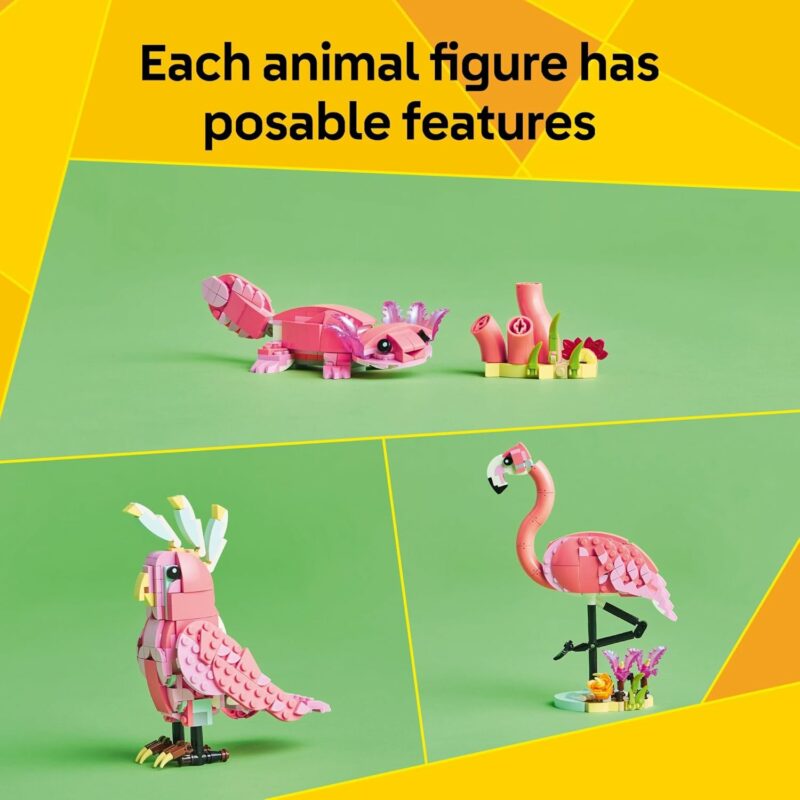 LEGO Creator 3 in 1 Wild Animals Pink Flamingo 31170