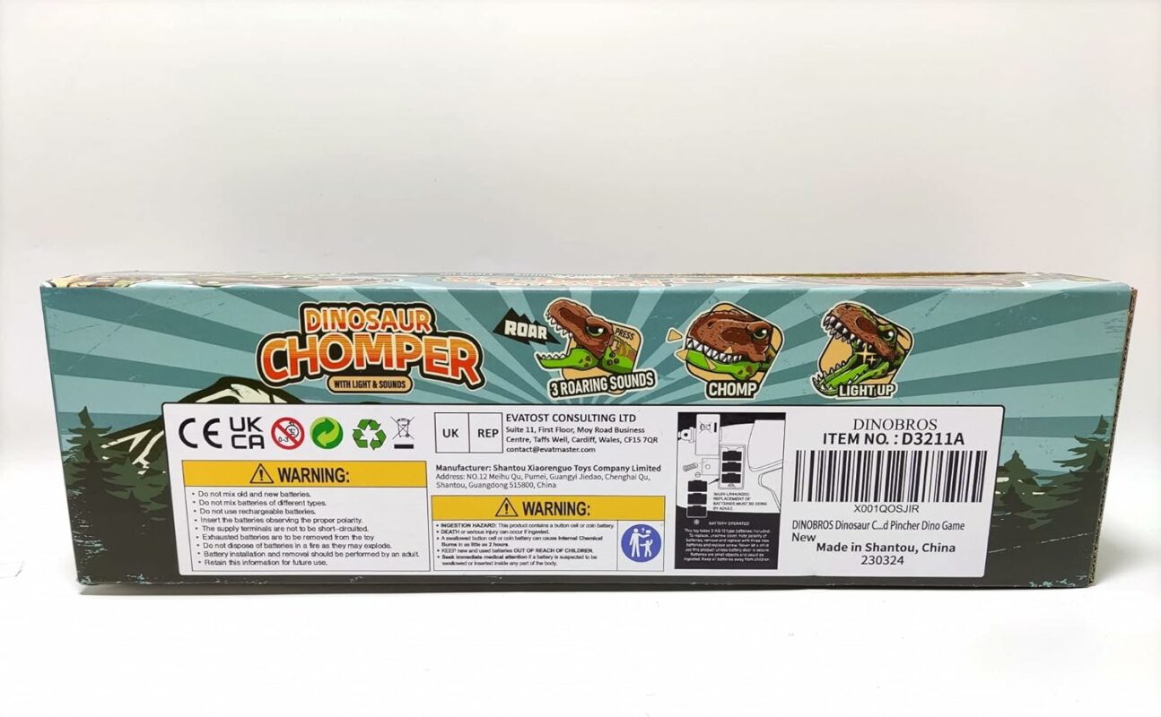 DINOBROS Dinosaur Chomper Grabber Claw T-Rex
