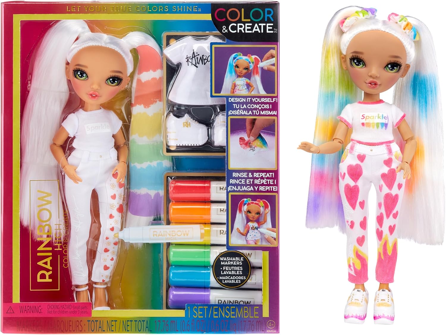Rainbow High Color & Create Fashion DIY Doll