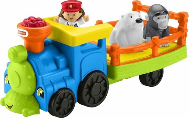 Fisher-Price Train Choo-Choo Zoo with Music Sounds Toy