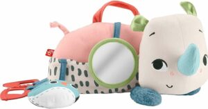 Fisher-Price Newborn Toy Planet Friends Tummy Time Roaming Rhino Plush