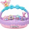 Hatchimals Family Spring Toy Basket with 6 Bunny Characters