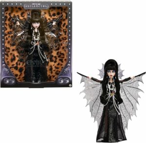 Monster High Doll Elvira Mistress of The Dark Collectible in Black Faux