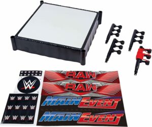 Mattel WWE Superstar Ring with Labels Main Event & RAW