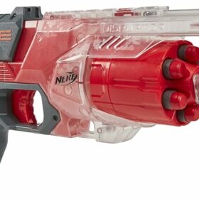 NERF Elite Disrupter Blaster 6 Dart Rotating Drum Slam Fire