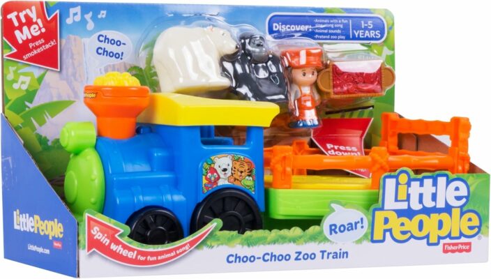 Fisher-Price Train Choo-Choo Zoo with Music Sounds Toy