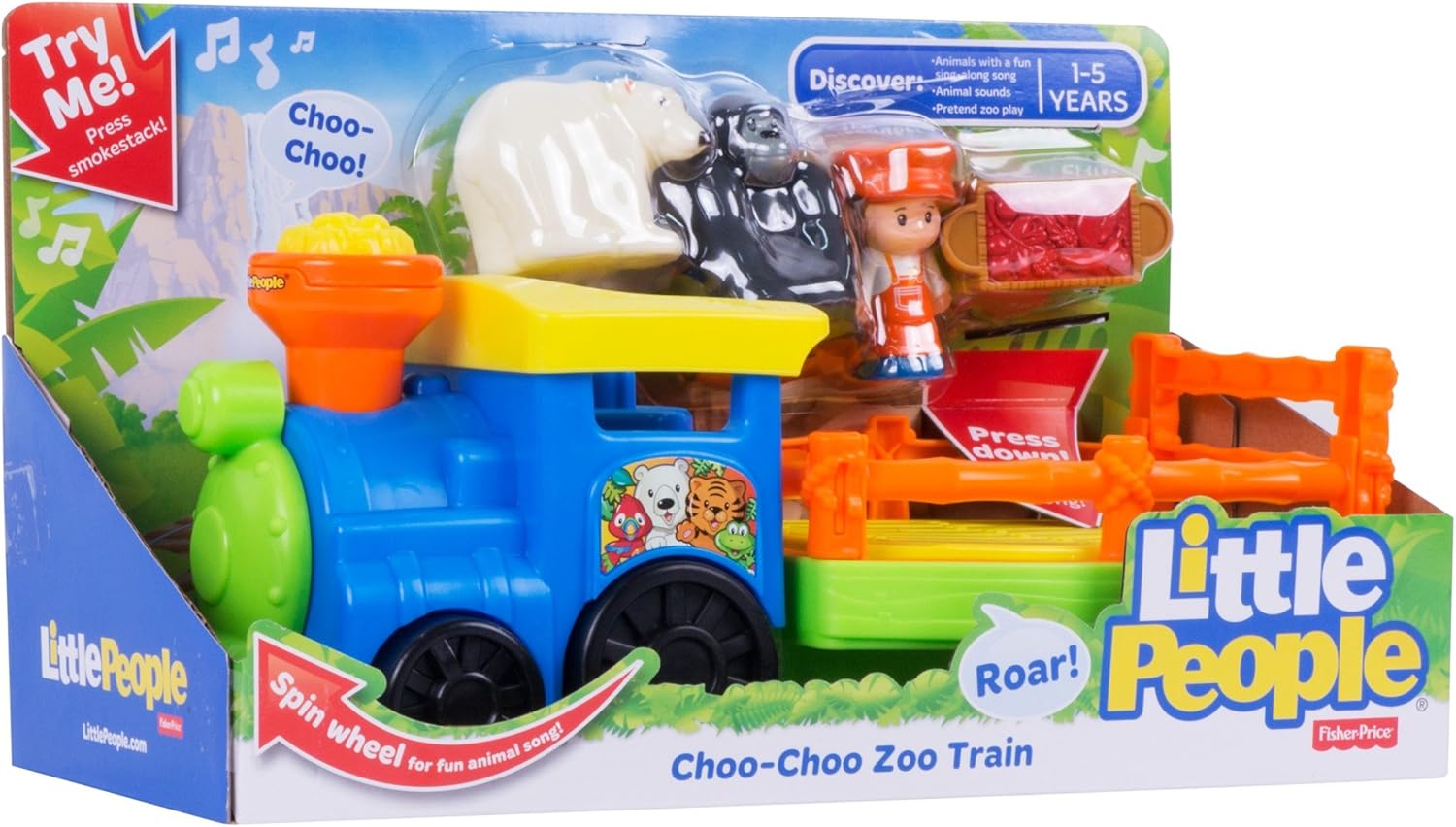 Fisher-Price Train Choo-Choo Zoo with Music Sounds Toy Fisher-Price Train Choo-Choo Zoo with Music Sounds Toy