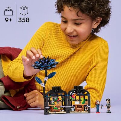 LEGO Wednesday Black Dahlia Flower Building Toy