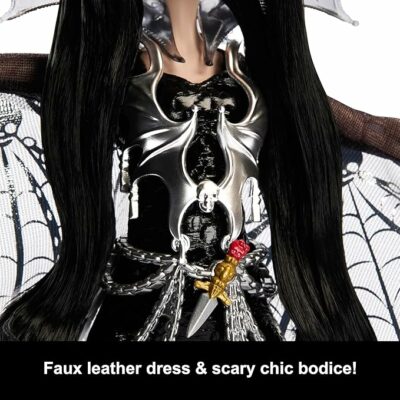 Monster High Doll Elvira Mistress of The Dark Collectible in Black Faux