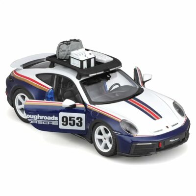 BBURAGO 1/24 Racing 2023 Porsche 911 Dakar