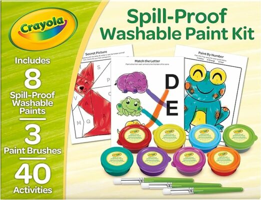 Crayola Spill Proof Paint Set Kit
