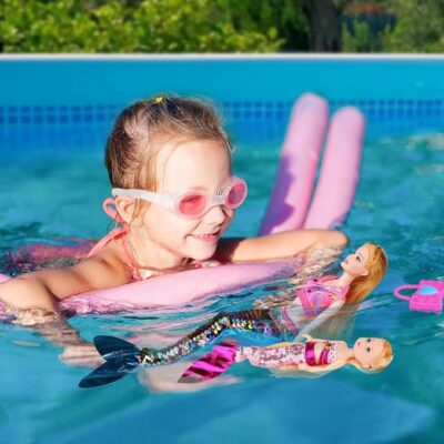 Baljinder Magical Mermaid Dolls with Little Mermaid Water Swimming Playset
