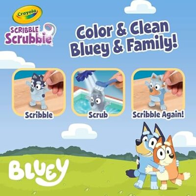 Crayola Scribble Scrubbies Bluey Poolside Playset