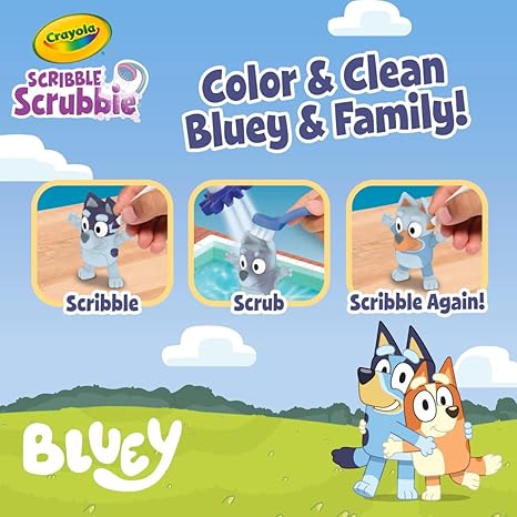 Crayola Scribble Scrubbies Bluey Poolside Playset Crayola Scribble Scrubbies Bluey Poolside Playset