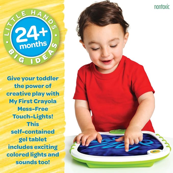 Crayola Toddler Touch Musical Sensory Light Up Drawing Pad Crayola Toddler Touch Musical Sensory Light Up Drawing Pad