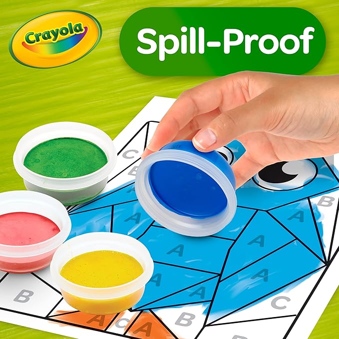 Crayola Spill Proof Paint Set Kit Crayola Spill Proof Paint Set Kit