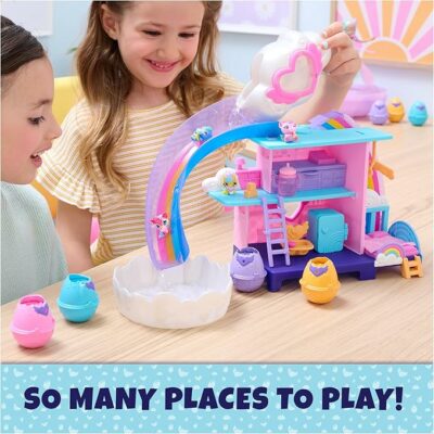 Hatchimals Alive Playset Toy with 4 Mini Figures in Self-Hatching Eggs