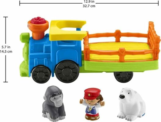 Fisher-Price Train Choo-Choo Zoo with Music Sounds Toy