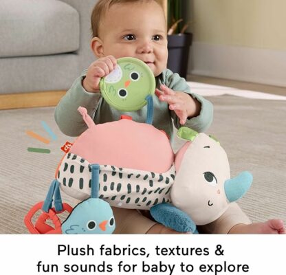 Fisher-Price Newborn Toy Planet Friends Tummy Time Roaming Rhino Plush