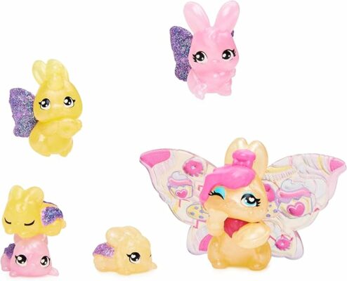 Hatchimals Family Spring Toy Basket with 6 Bunny Characters