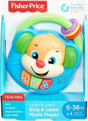 Fisher-Price Baby Learn Sing & Learn Music Player with Lights & Songs